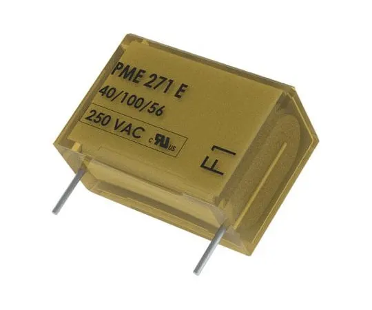 63-4726-90　KEMET Paper Capacitor 10nF 300V ac ±20% Tolerance PME271E Through Hole +110°C　PME271E510MR30