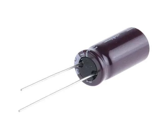 63-4845-62　Nichicon 1000μF 16V dc Aluminium Electrolytic Capacitor, Through Hole 10 (Dia.) x 20mm +105°C 10mm 5mm　UPS1C102MPD
