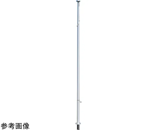 65-1802-89　Flag Pole Handle Type Taper Pole Manual Type (Built-In Wire) Embedded Type H5M　FHH-5U