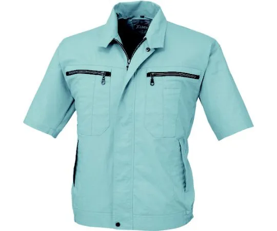 65-8512-36　Short Sleeve Blouson Mist Green 3L　8891-605-3L
