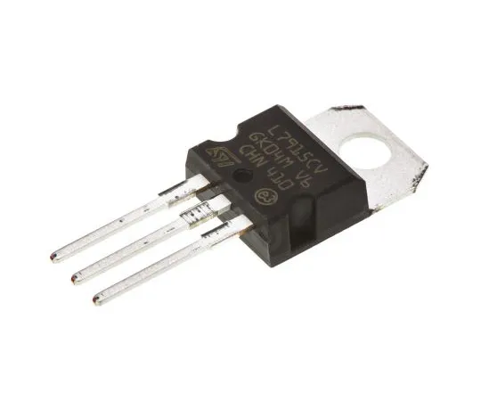 63-4756-86　STMicroelectronics, -15 V Linear Voltage Regulator, 1.5A, 1-Channel Negative 3-Pin, TO-220 L7915CV　L7915CV