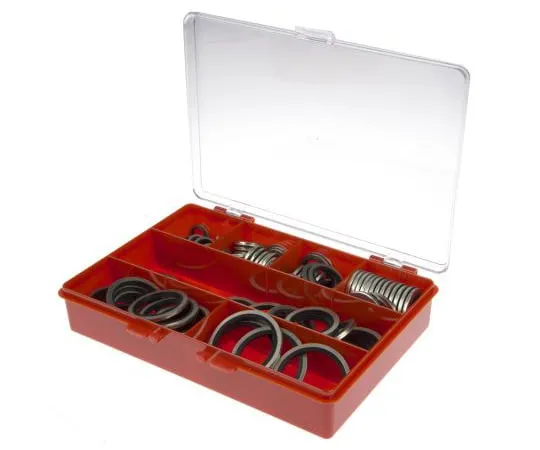 63-4656-73　RS PRO Imperial Bonded Seal Kit Nitrile, Kit Contents 114 Pieces　850-681