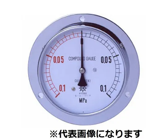 65-3611-44　IPT General Pressure Gauge D Type φ100 G3/8 0~0.06MPA　DU38-1000.06MPA