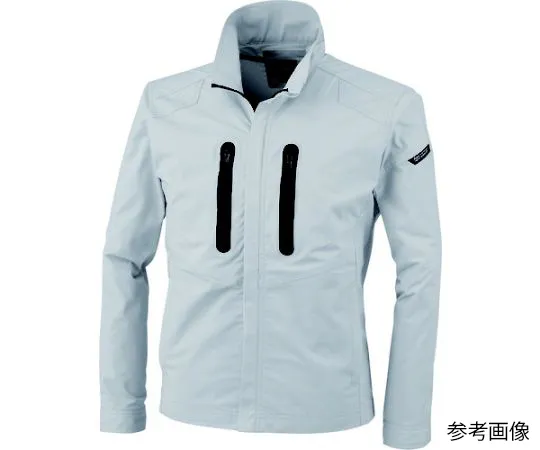 65-8393-65　Long Sleeve Blouson Silver Gray 3L　1734-22-3L