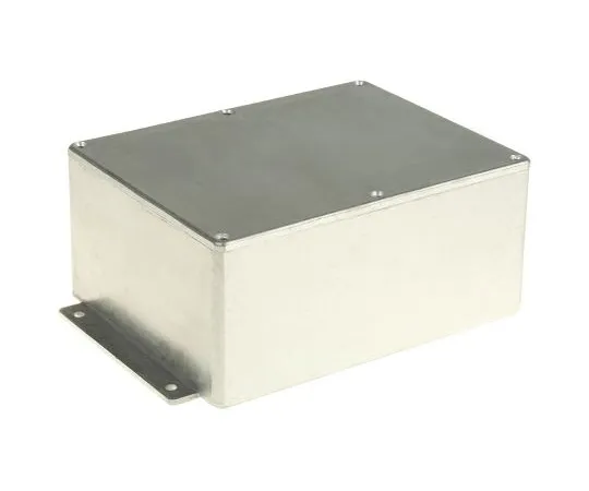 63-4843-92　RS PRO Die Cast Aluminium Enclosure, Shielded, Flanged, 194.8 x 127.4 x 76.3mm　517-3765