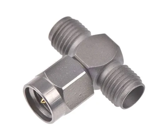 63-4755-70　Tee 50Ω RF Adapter SMA Plug to SMA Socket 0 → 18GHz　R125780001