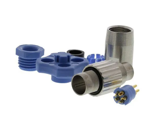 63-4686-92　TE Connectivity TRIAD 01 Series Subminiature Cable Mount Connector, 5 contacts Plug　2-1437719-1