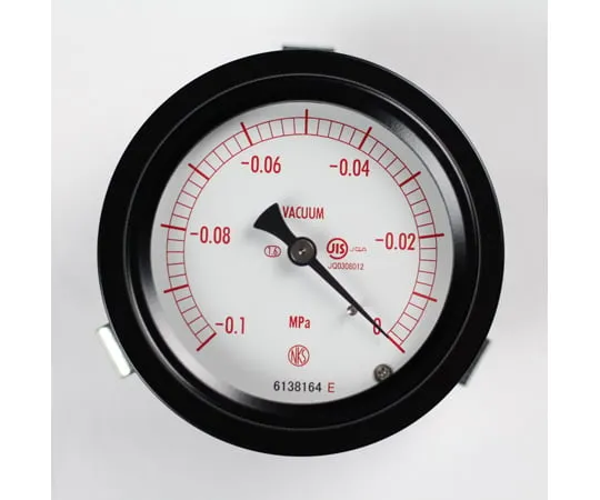 65-4297-47　Sealed Pressure Gauge (75Φ) Vacuum Gauge (Negative Pressure Gauge) Embedded D Frame (Mounting Bracket) -0.1~0 MPa　BC15-131