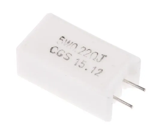 63-4723-90　TE Connectivity 220mΩ 5W Wirewound Resistor ±5% ±300ppm/°C　SQMW5R22J