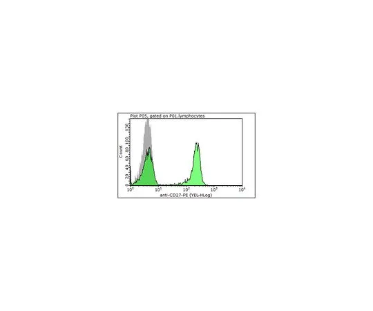 62-8510-45　Anti-CD27 (human), PE, clone O323　MABF401