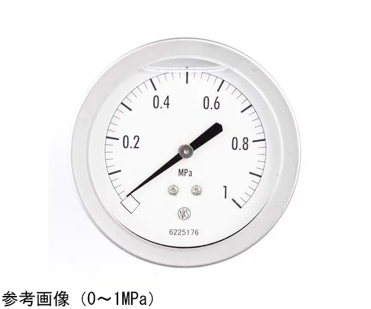 65-4326-37　Pressure Gauge with Glycerin (75Φ) 0.6 MPa　GV56-183