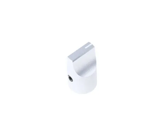 63-4805-12　RS Potentiometer Knob, Grub Screw Type, 16.4mm Knob Diameter, Silver, 6mm Shaft　467-2479