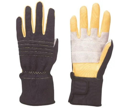 64-6745-95　KC-30 Fire Service Ceramic Leather Gloves Navy M　KC30-NM
