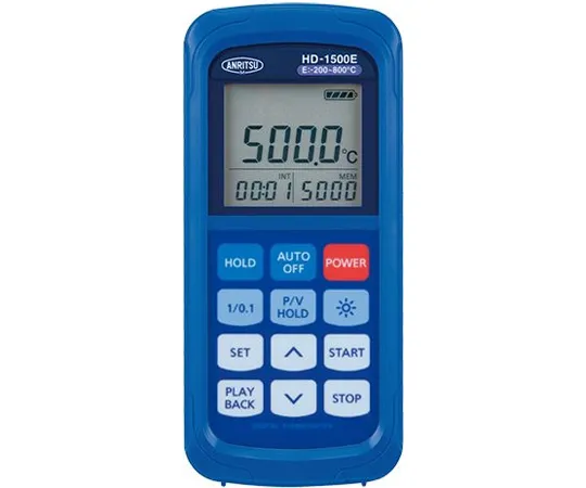 65-3531-72　［Discontinued］Handy Type Thermometer HD-1000 Series 1°C Resolution/-200~800°C　HD-1500E