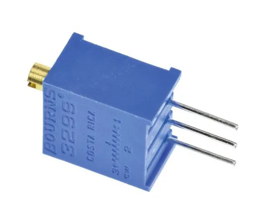 63-4850-93　10kΩ Through Hole Trimmer Potentiometer 0.5W Top Adjust Bourns 3299 Series　3299W-1-103LF
