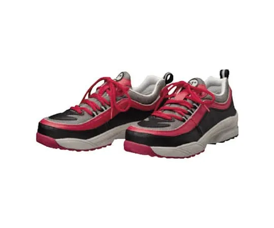 62-0036-13　Work Shoes (Red Mesh) 25 cm　378-3710