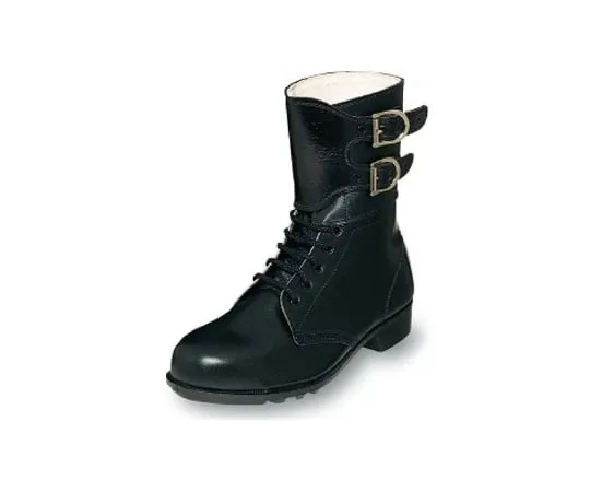 64-6537-74　Lace-Up Boots with Gaiters Black 23.5 cm　S230