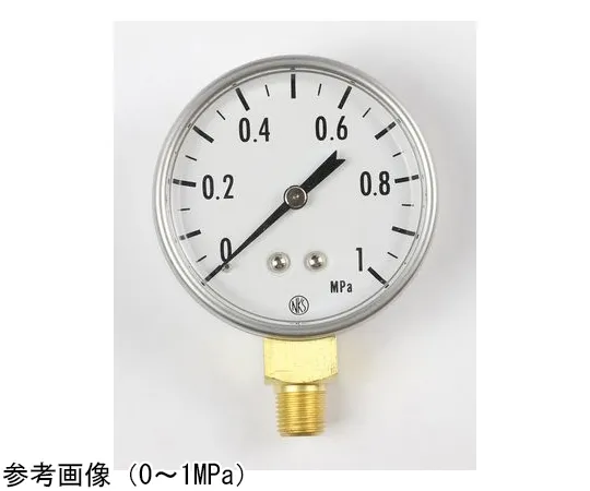 65-4316-77-20　Small Pressure Gauge (50Φ) with 0.2 MPa Inspection Certificate　GK20-261