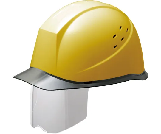 67-6630-91　PC Helmet (Windflow, Clear Visor, Shield Surface, Vent) Yellow/Smoke　SC-12PCLVSRA3-UP3-YS