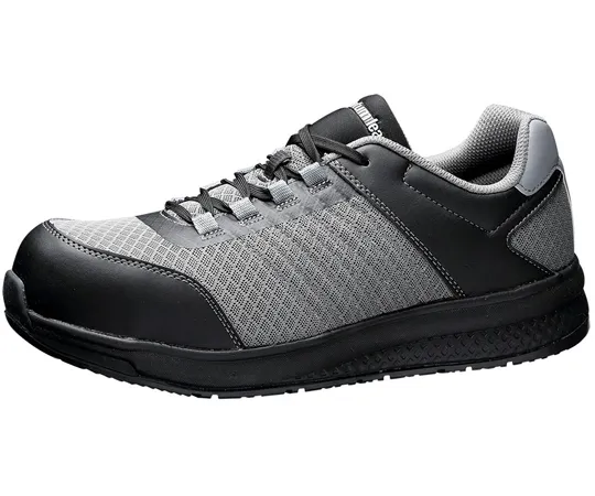 67-6620-50　［Discontinued］JSAA Class A Certified High Repulsion Work Shoes Quantum Leap Black/Gray 22.0 cm　QL-01N-BK/GY-22.0