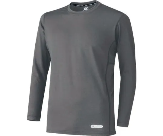 67-3134-76　Unisex Innerwear Long Sleeve Cool Core T-Shirt Top Gray M　VEC211-UE-M