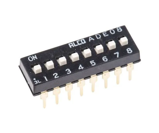 63-4909-57　8 Way Through Hole DIP Switch 8P　ADE0804