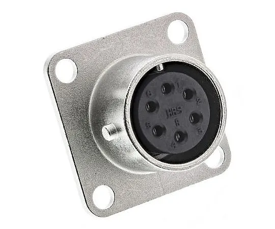 63-4682-23　Hirose RM Series Miniature Panel Mount Connector, 6 contacts Socket　RM12BRB-6S(81)