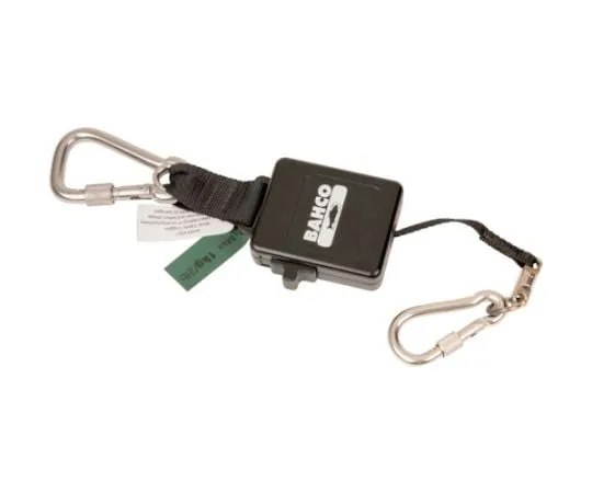 62-3260-26　Safety Rope Lanyard Maximum Length 1000 mm Black　3875-RL2