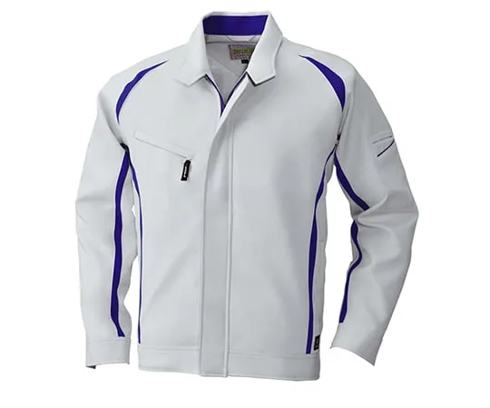 63-1786-26　Long Sleeve Jacket Silver x Royal Blue　2628-65-S