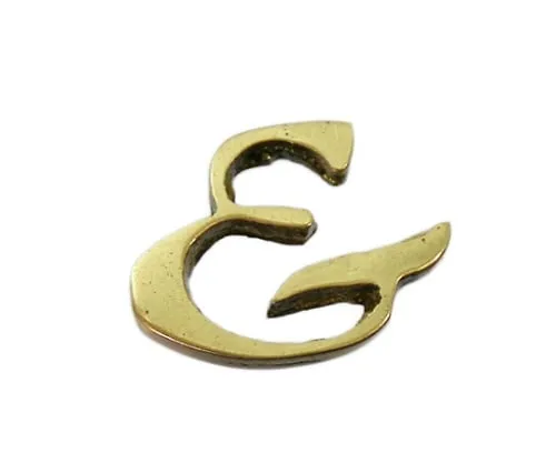 61-7430-47　Brass Gold Characters &　QL20-11