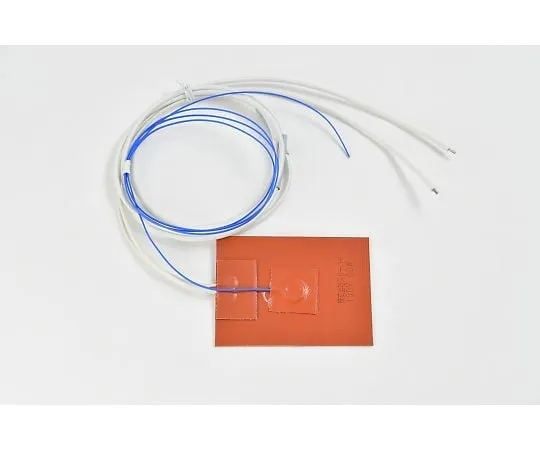 64-3425-28　Silicon Rubber Heater [With Double-sided Tape, Thermocouple 10m, Lead Wire Extension 10m] 100V 60W 75mm x 100mm　SR100-60-75-100-P-K10