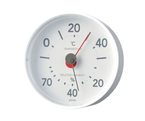 61-6866-30　Thermo-Hygrometer 64 x 35mm 61G (Clear Box) Snow White　TM-7811