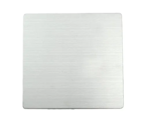 61-7431-32　Stainless Hairlines Plain 100 x 100mm　FS220-T