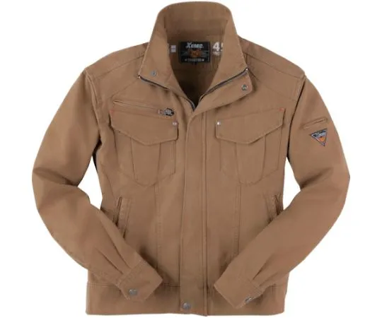 65-8422-10　Long Sleeve Blouson Mocha 3L　2140-53-3L