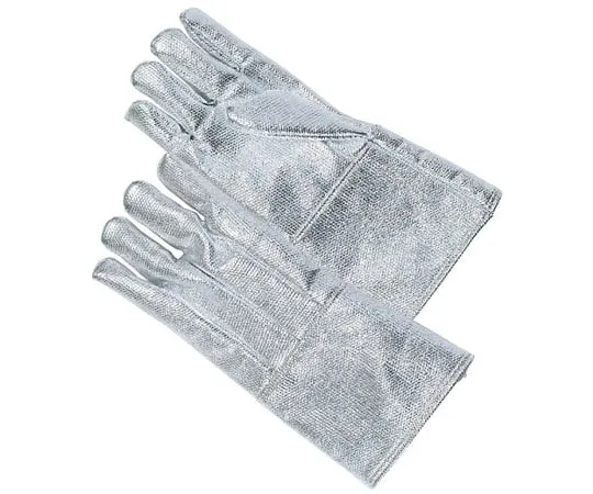 64-9331-82　Carmaron ® Aluminum Deposition Heat Resistant Gloves (5-Finger Gloves) 33 cm　RGF8