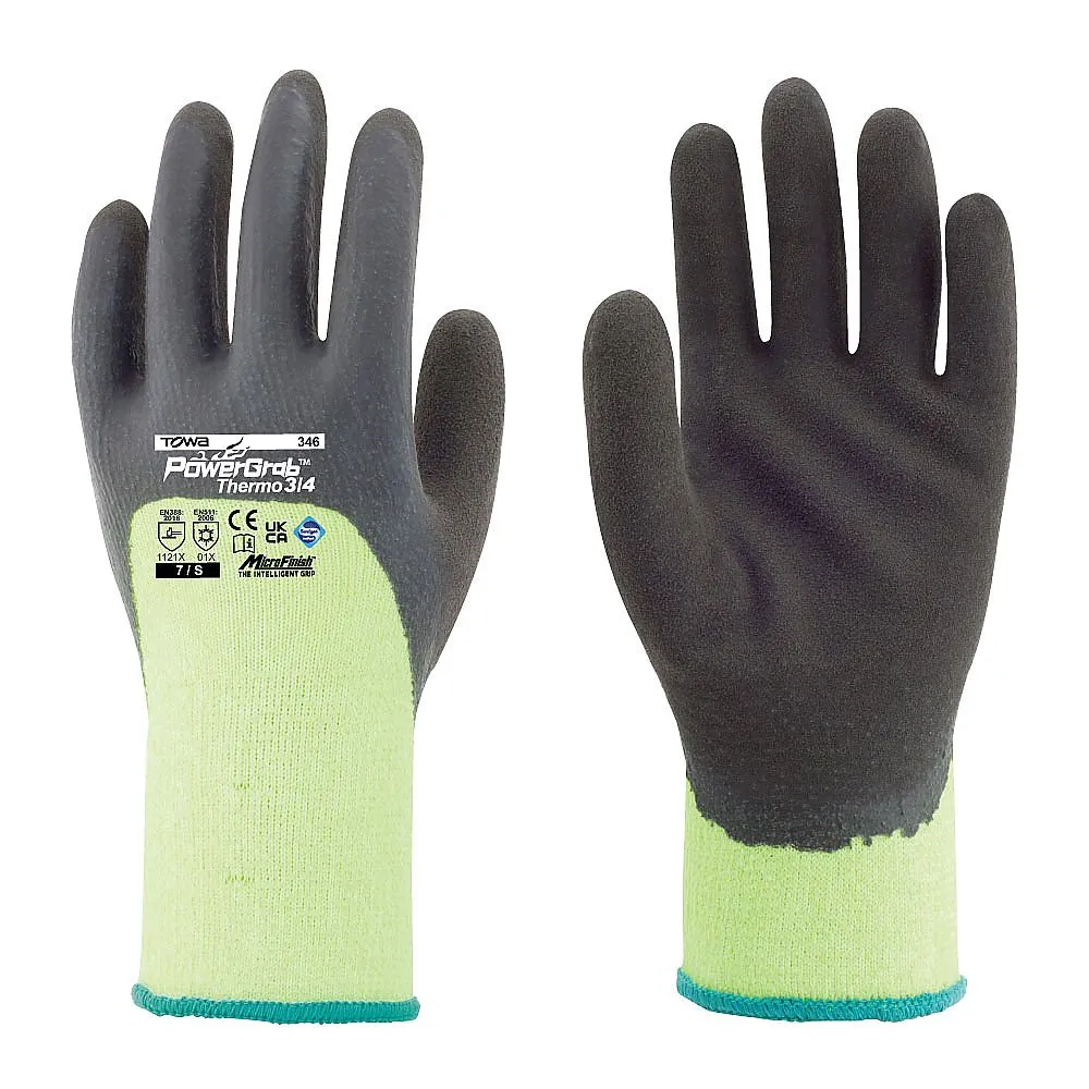 68-4140-02　Power Grab Thermo 3/4 Yellow S　PG-346-S