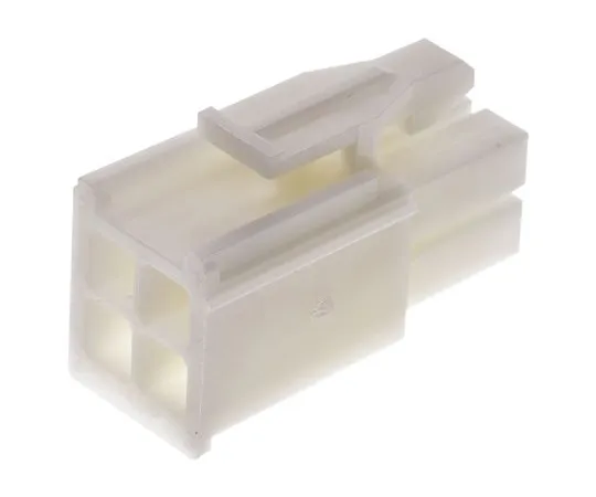 63-4817-87　TE Connectivity Mini-Universal MATE-N-LOK Male Connector Housing, 4.14mm Pitch, 4 Way, 2 Row　172167-1