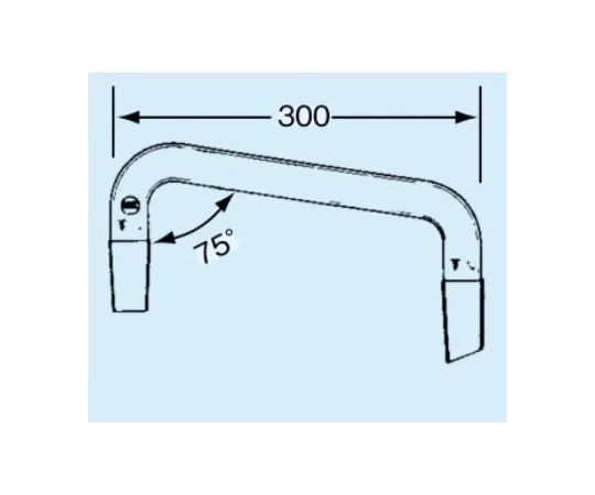65-8673-89　Curved Tube for Fractionation TS Top 15 TS Bottom 15　063-1515