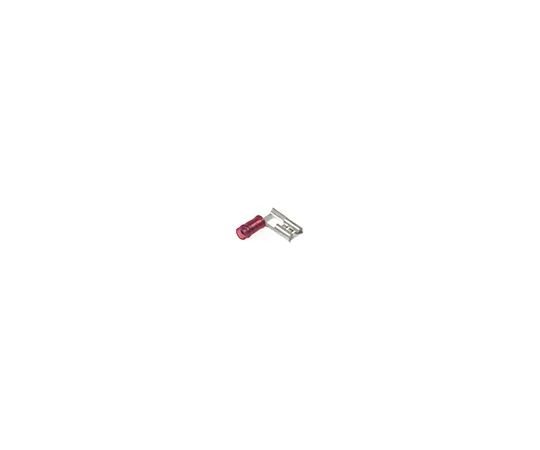 63-4799-71　TE Connectivity PIDG FASTON .250 Series Insulated Crimp Flag Terminal, 0.3mm² to 1mm², 22AWG to 18AWG, Red, Tin Plated　156667-1
