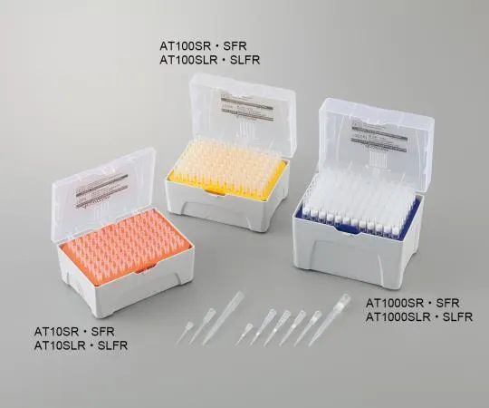 2-9775-03　［Discontinued］Minimum Retention Tip AT50SLFR 96/Rack x 10 Racks Sterilized with Filter　AT50