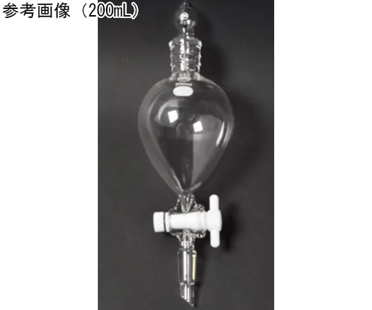 65-8680-14　Funnel Separatory (PTFE Cock) TS Top 15 TS Bottom 15 50 mL　162-15050