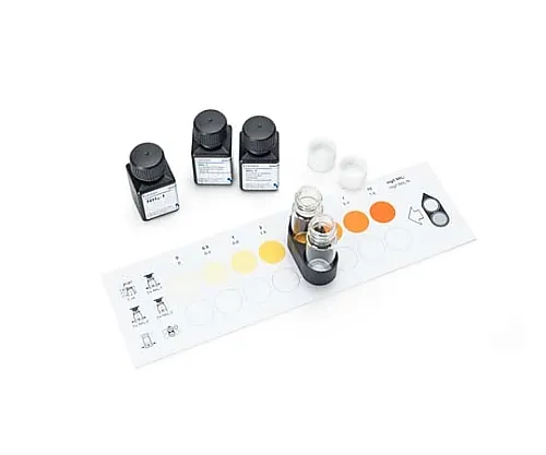 61-0303-78　M Color Test(TM) Formaldehyde Test Measurement Principle: Colorimetric Analysis (Using Slide-Type Colorimetric Unit) 0.1-0.25-0.4-0.6-0.8-1.0-1.5mg/L HCHO Mcolortest(TM) 108028 100Tests　1.08028.0001