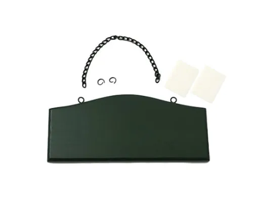 61-7431-08　Wooden Board Green 185 x 80mm　QB182
