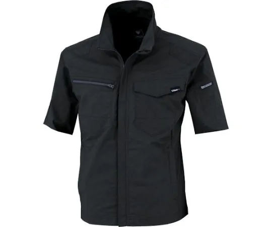 65-8387-09　TC Stretch Short Sleeve Blouson Black 3L　1711-90-3L