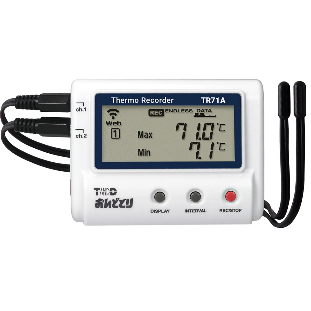 6-9183-31-24　［Discontinued］Cloud-compatible USB connection temperature data logger with JCSS calibration certificate　TR71A