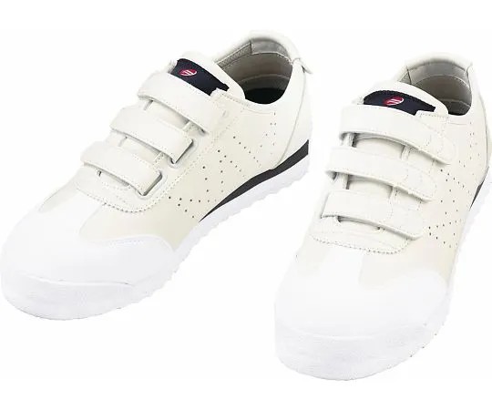 64-0987-95　Safety Shoes Velcro White 22.0 cm　S4172