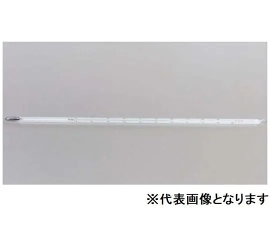 67-8069-83　JIS Standard Thermometer B7414-A -100~+30 (1.0) L305 or Less with Inspection Report　JC-1601-S