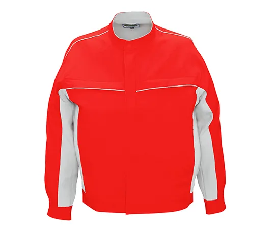 63-1785-21　Long Sleeve Jacket Red x Silver Gray　2626-46-S
