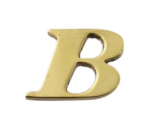 61-7430-52　Brass Gold Characters Large Characters B　QL20-B