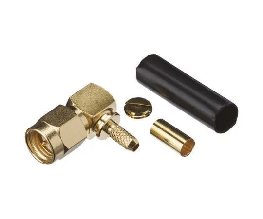 63-4925-99　Yuetsu Right Angle Cable Mount SMA Connector, Crimp Termination　088-1021G